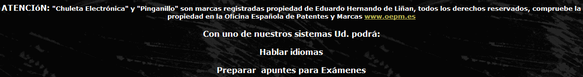 Chuleta Electr�nica Lar 21, Tienda fisica