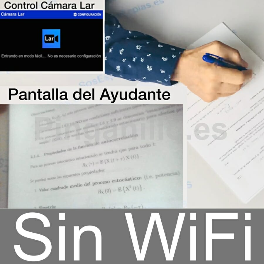 Camara Pinganillo para Examenes 4G Sin WiFi