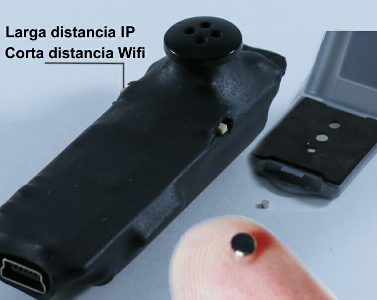 pinganillo con cámara para exámenes nano iman